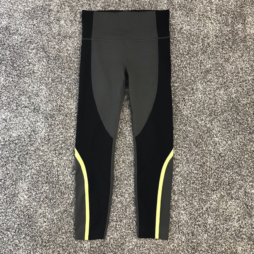 Athleta Spar High Waist 7/8 Color Block Leggings - Picture 4 of 9